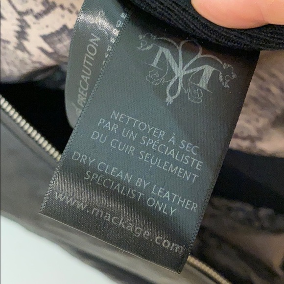 MACKAGE lamb leather jacket, black XXS - Picture 8 of 9